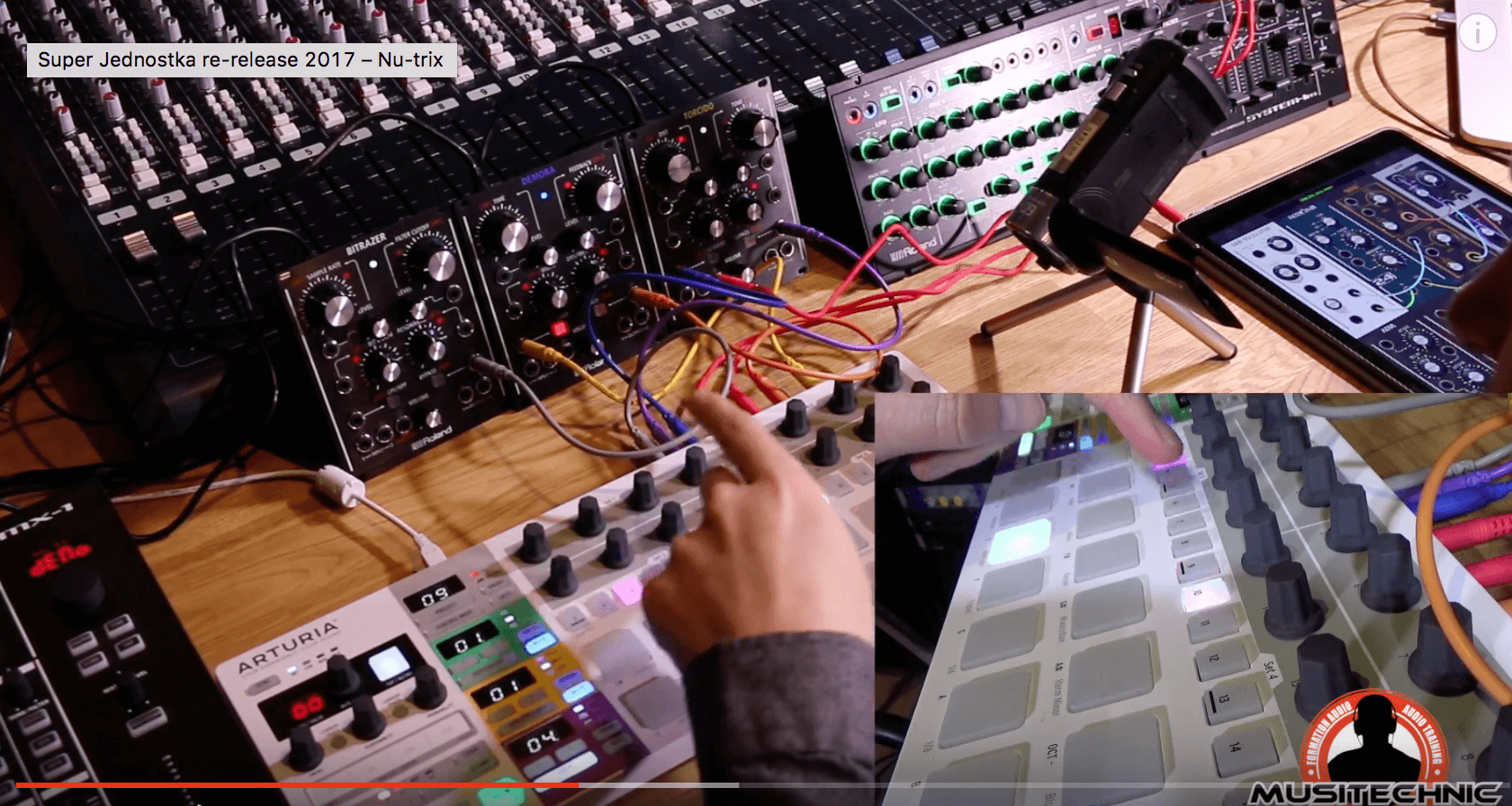 Modular synth – Roland effectors – Arturia BeatStep Pro